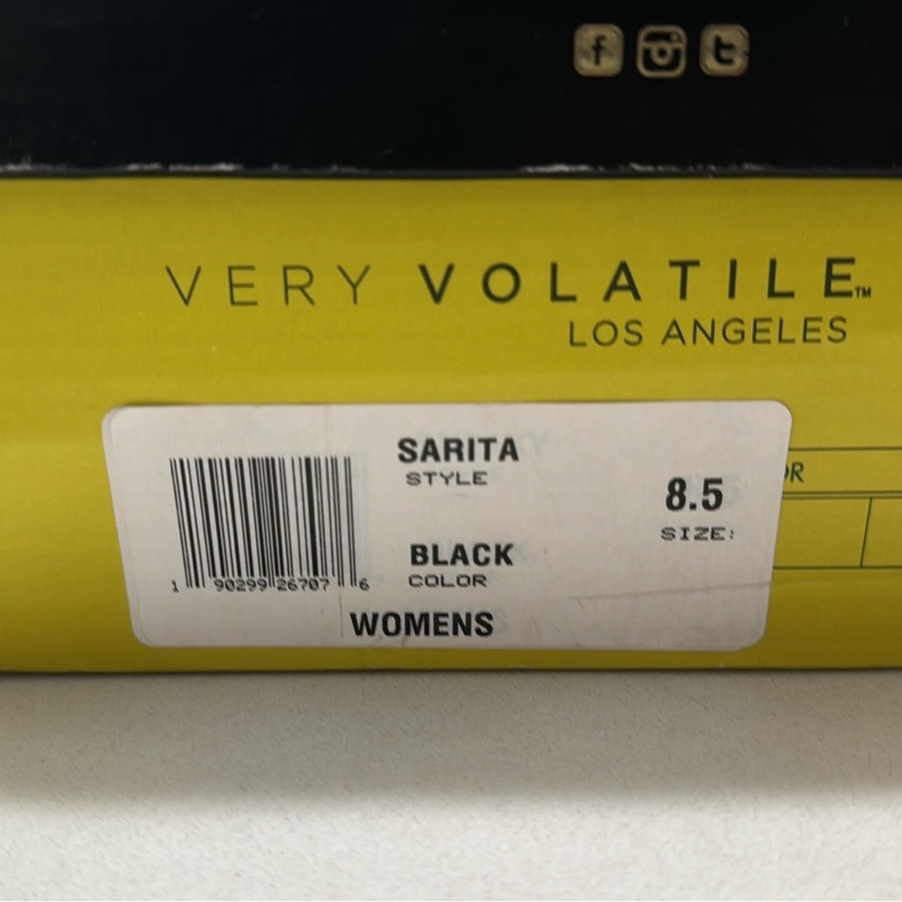 NIB Very Volatile Platform Sneakers. Size 8.5 - Picture 5 of 5